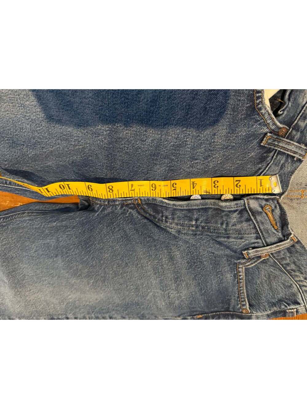 AGOLDE Size 26 V waist Wide Leg Jeans – Medium Vintage Wash - Picture 9 of 11